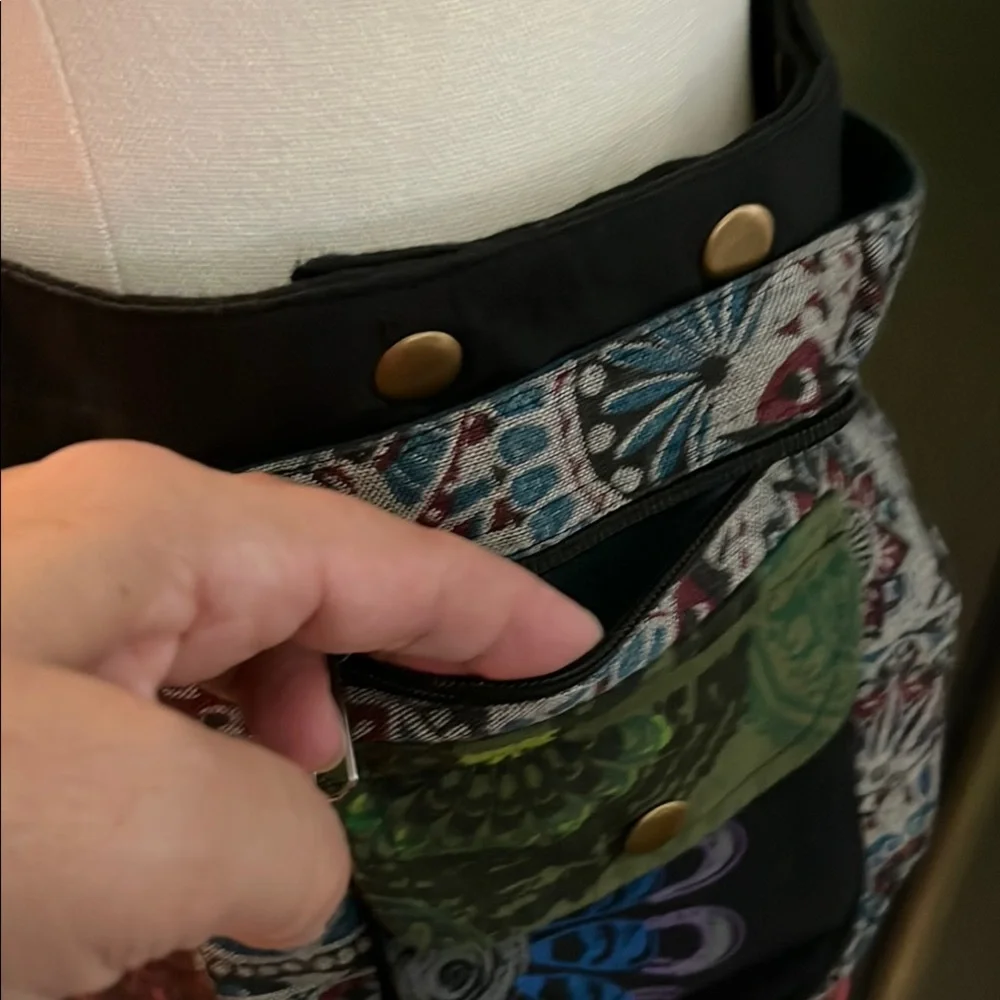 Multicolor Patterned Versatile Women's Skirt - Picture 3 of 17